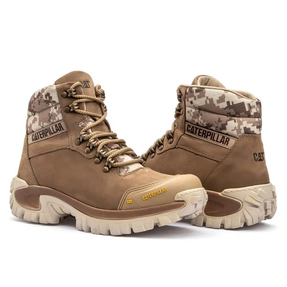 Bota Caterpillar 2064 Creme Nobuck