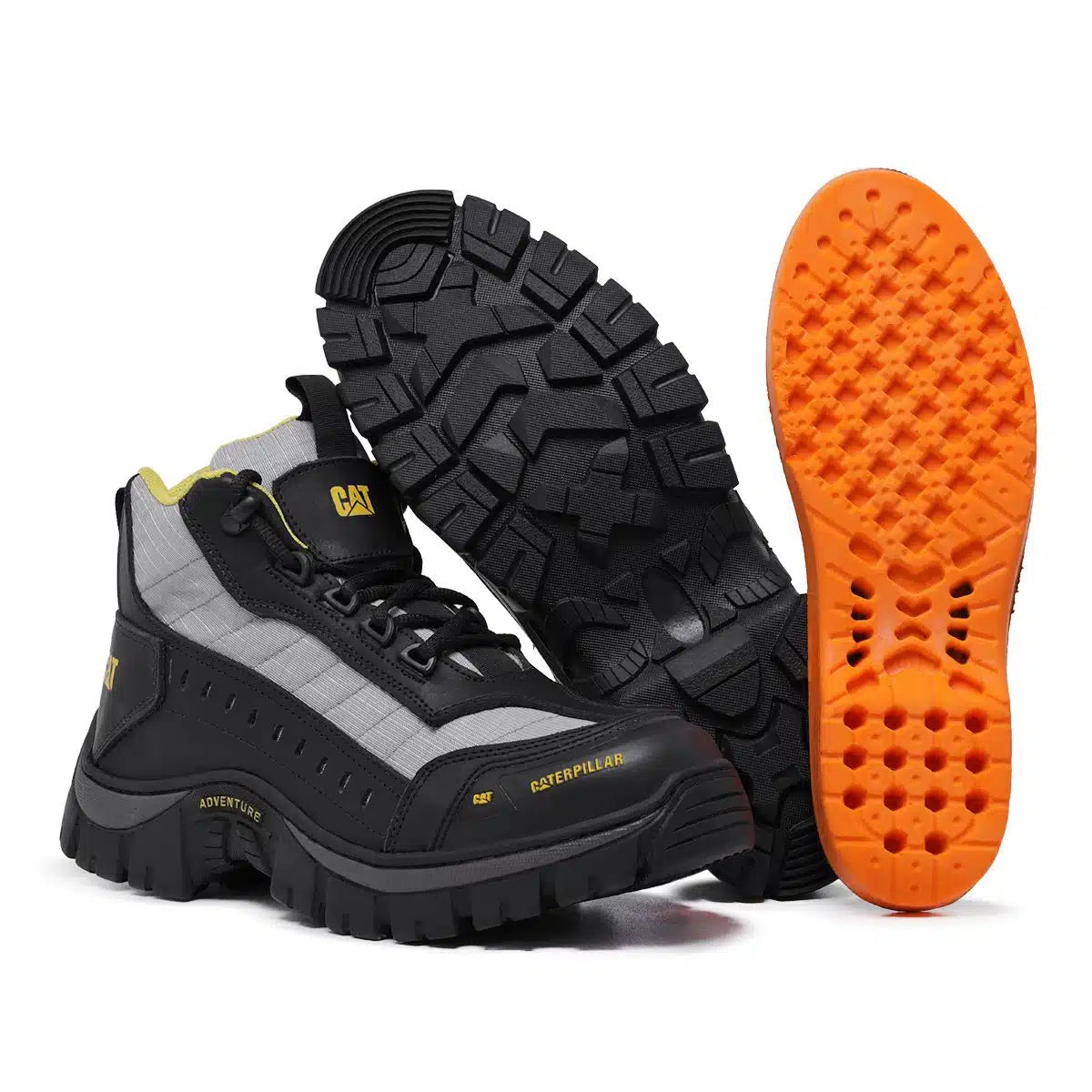 Bota Caterpillar 2068 Preto Cinza