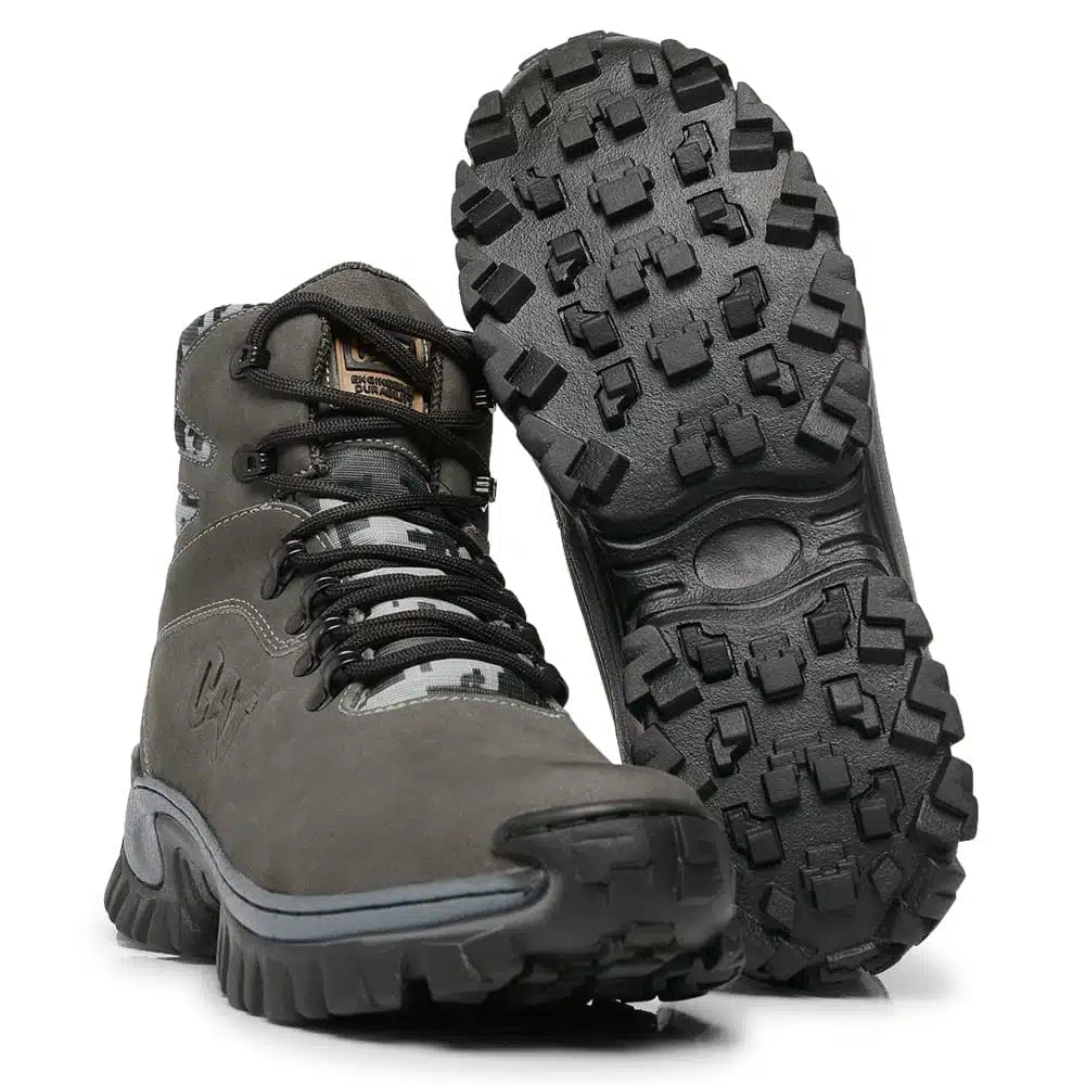 Bota Caterpillar 2067 Cinza Camuflado