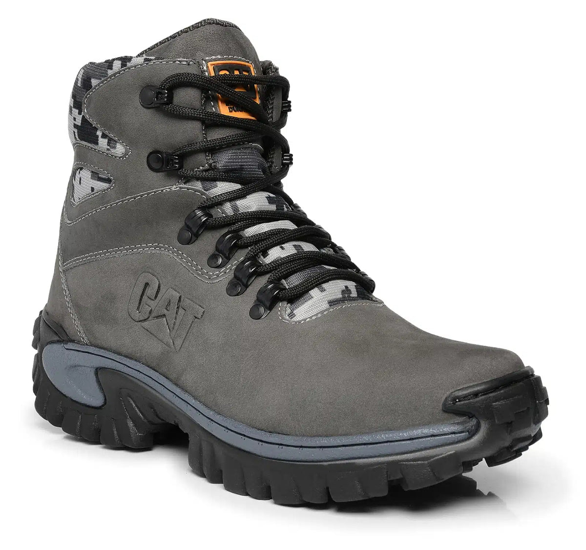 Bota Caterpillar 2067 Cinza Camuflado